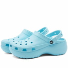 Crocs Women's Classic Platform Clog in Arctic