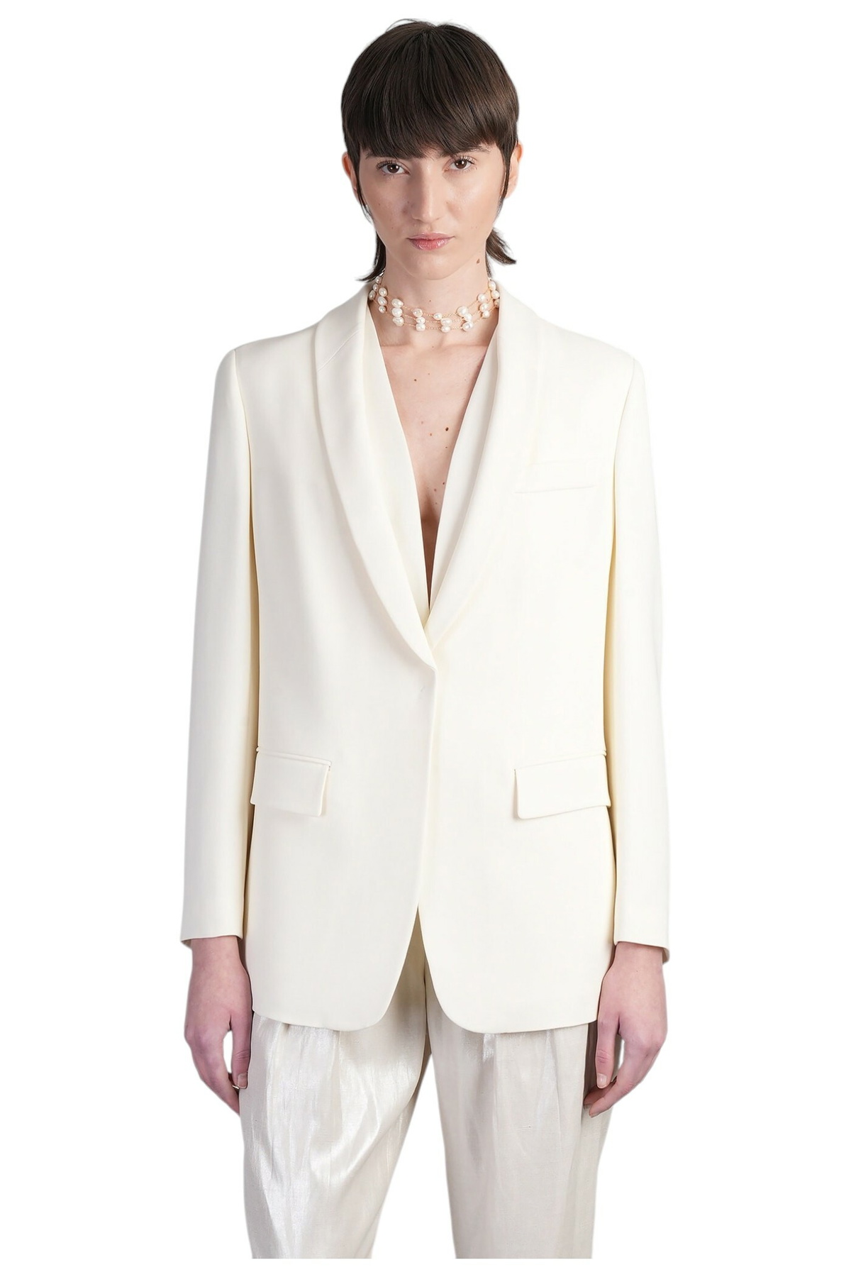 ジャケット GIORGIO ARMANI Embroidered Polyester Blend Blazer Giorgio Armani Embroidered Polyester Blend Blazer – LOZURI®