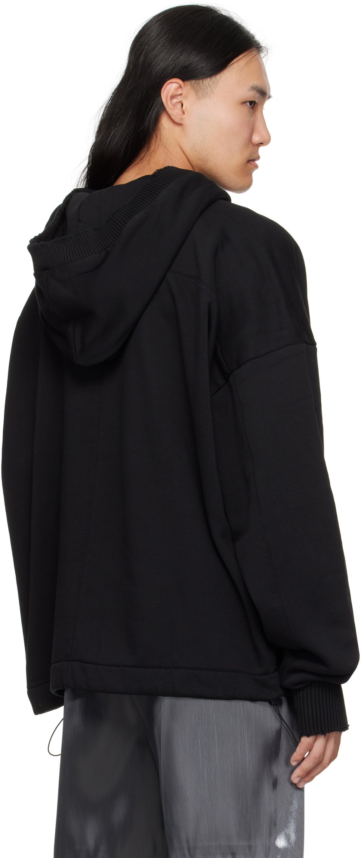 thom/krom Black M S 186 Hoodie