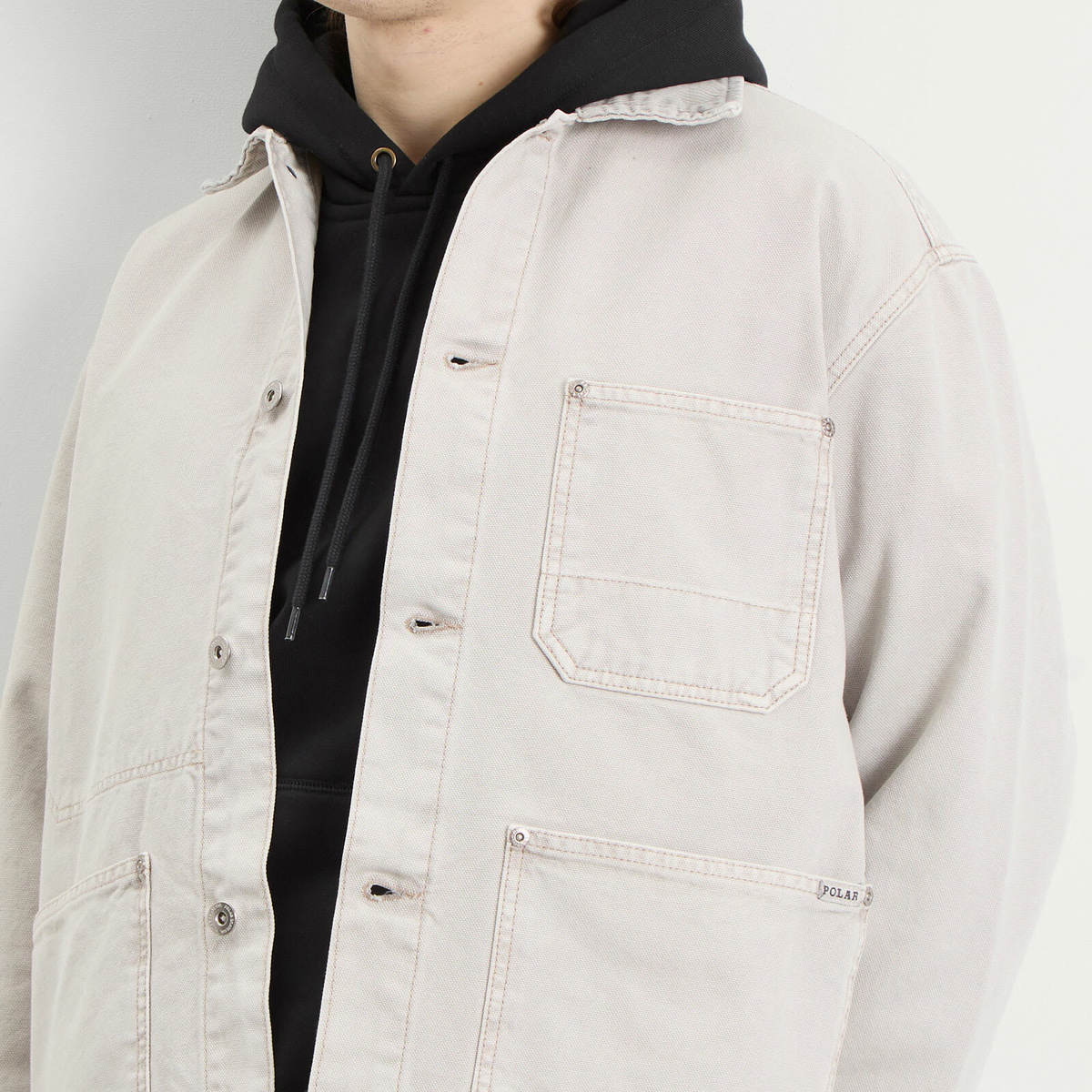Polar Skate Co. Men's Ezra Jacket in Pale Taupe