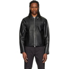 HELIOT EMIL Black Tremor Leather Jacket