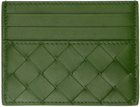 Bottega Veneta Green Credit Card Case