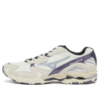 Mizuno Wave Rider 10 "Yurei" Sneakers in Snow White/Aleutian/Cadet
