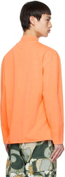 ERL Orange 'Sun' Long Sleeve T-Shirt