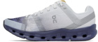 On Gray & Blue Cloudgo Suma Sneakers