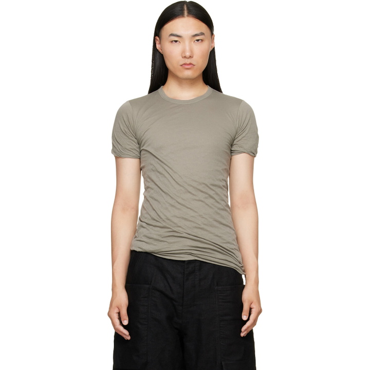 Photo: Rick Owens Taupe Tower Double S/S T-shirt
