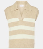 Velvet Mariette cotton and cashmere sweater vest
