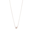 Tom Wood 20.5" Sphere Double Pendant Necklace in Silver 