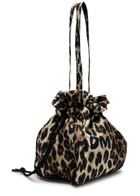 Damson Madder Leopard-print Shell top Handle bag - One Size