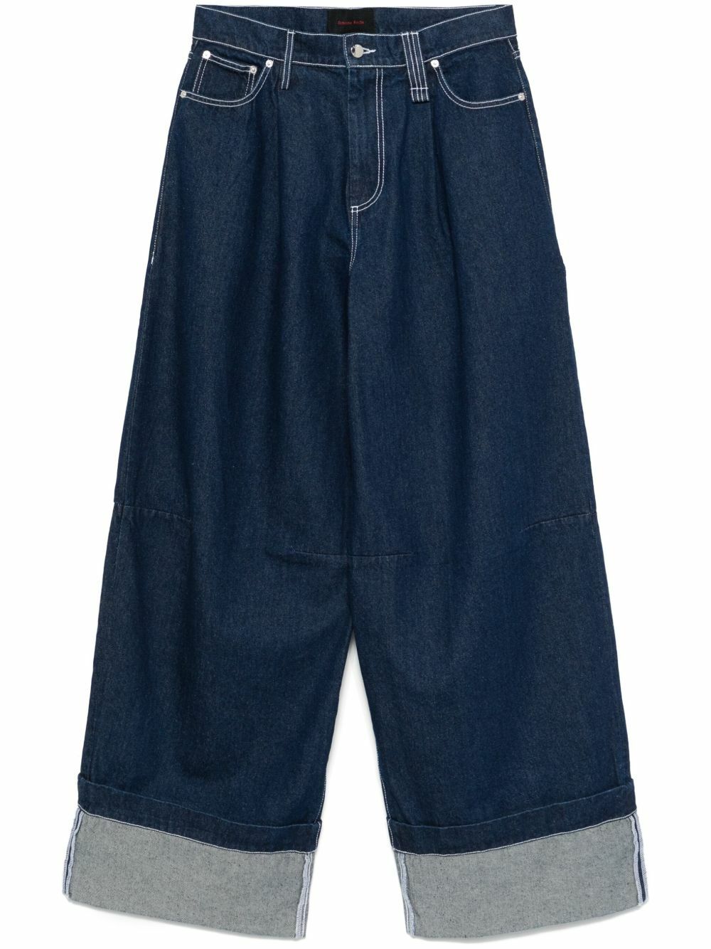 Simone Wide Crop Jeans - Plum main image 1