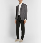 Isaia - Slim-Fit Cotton-Piqué Shirt - White