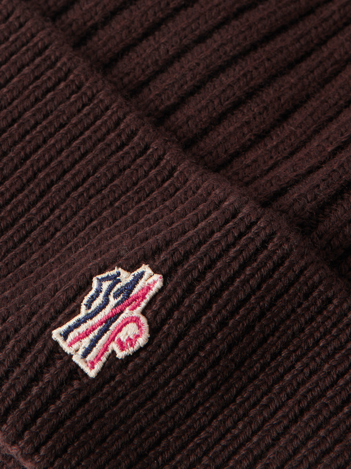 Moncler Grenoble - Logo-Appliquéd Ribbed Virgin Wool Beanie