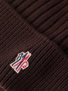 Moncler Grenoble - Logo-Appliquéd Ribbed Virgin Wool Beanie