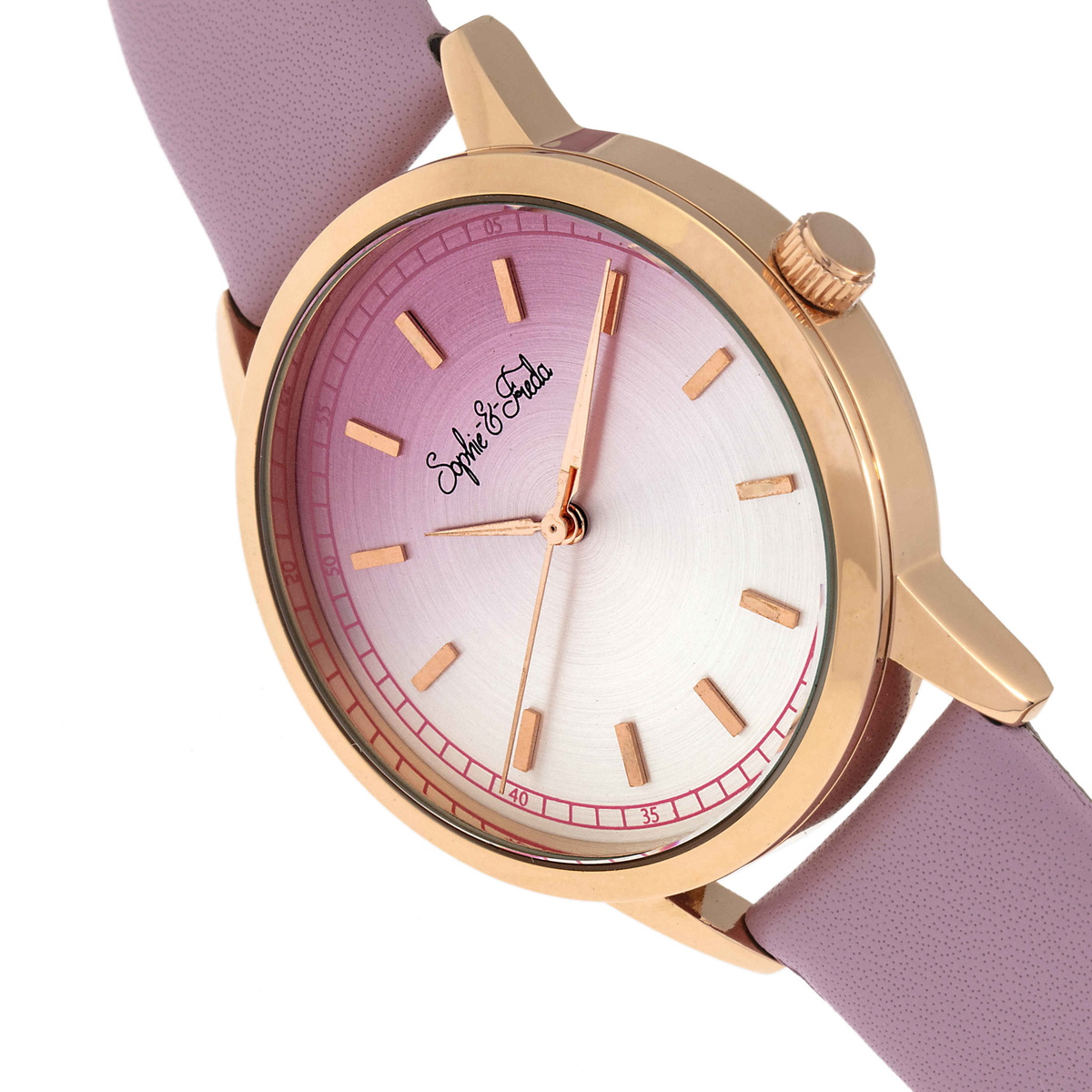 Sophie And Freda San Diego Quartz Pink Dial Ladies Watch SF5106