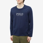 Polo Ralph Lauren Men's Long Sleeve Logo Lounge T-Shirt in Cruise Navy