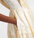 Xu Zhi Lace-trimmed maxi dress