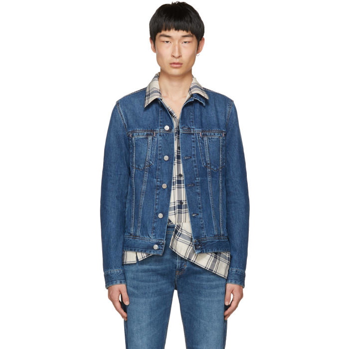 Photo: Acne Studios Blue Denim Pass Jacket 