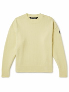 Palm Angels - Brushed Cotton-Blend Sweater - Yellow