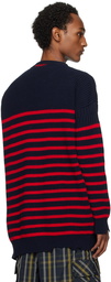 Marni Navy Stripe Cardigan