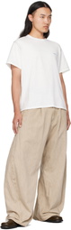Khoki White Printed T-shirt