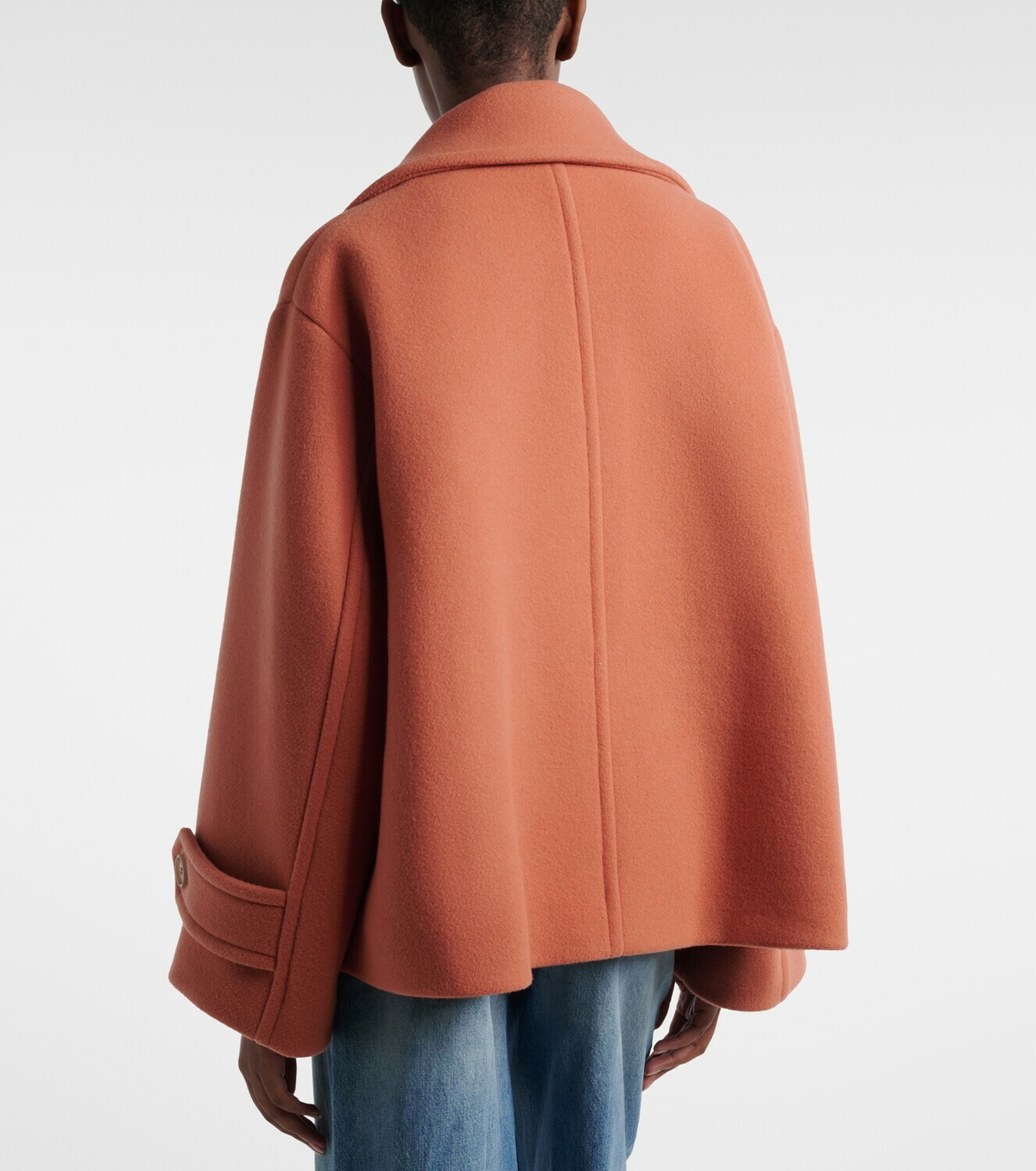 Chloé Oversized wool-blend peacoat