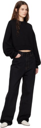 WARDROBE.NYC Black Hailey Bieber Edition HB Track Sweatshirt