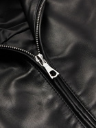 John Elliott - Cropped Leather Blouson Jacket - Black