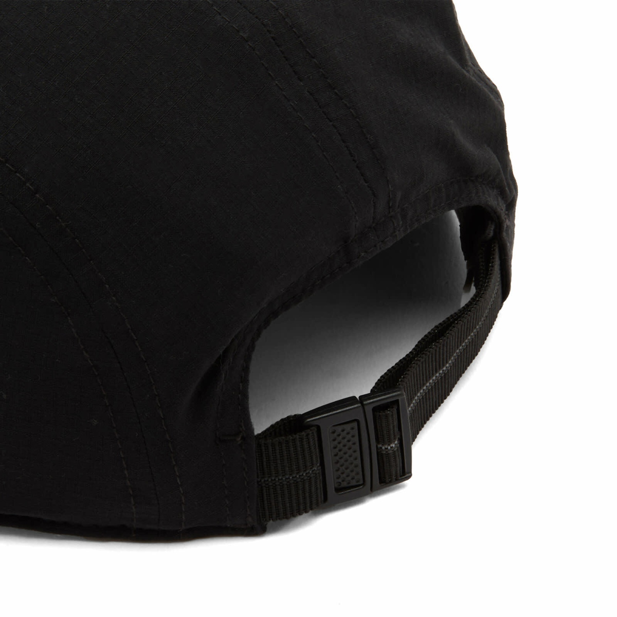 Haglöfs Men's Brand Five Panel Cap in True Black Solid