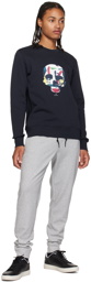 PS by Paul Smith Navy Skull Sweatshirt