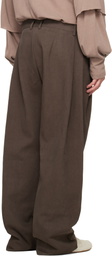 Seventh Brown Canvas Bermuda Trousers