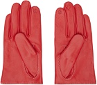 UNDERCOVER Red Stamped Gloves