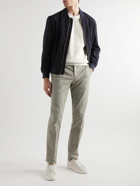 Brunello Cucinelli - Ribbed Cotton and Linen-Blend Sweater - Neutrals