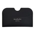 Acne Studios Black Logo Card Holder