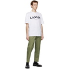 Lanvin White Embroidered Logo T-Shirt