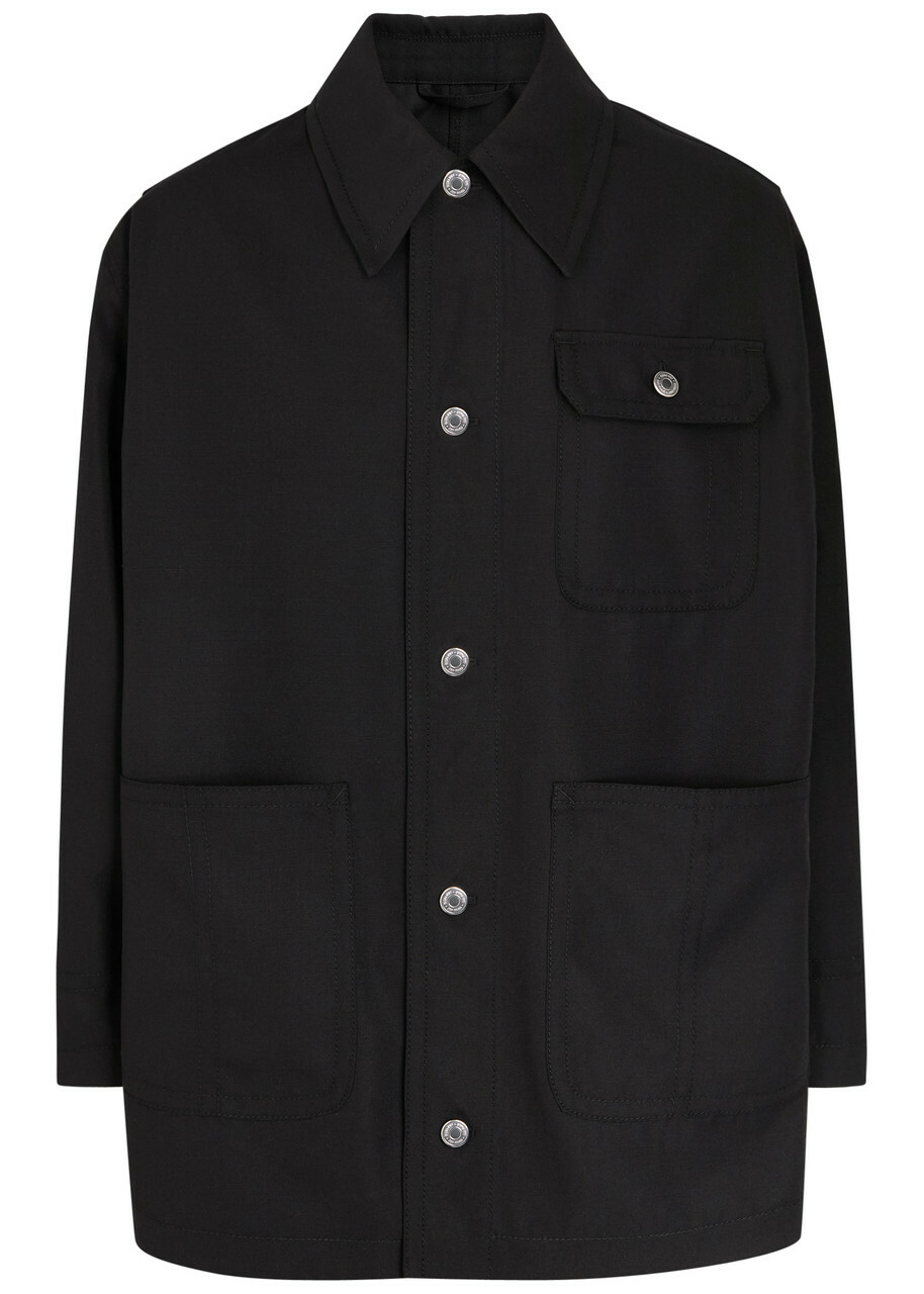 AMI Paris Black 'Ami Alexandre Mattiussi' Windbreaker Jacket AMI