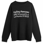 Fucking Awesome Men's FA Hollywood Jumper in Black