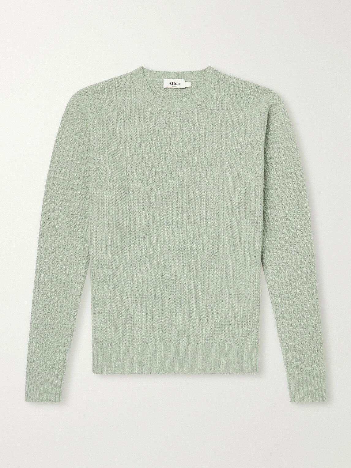 Altea - Wool and Cashmere-Blend Sweater - Green