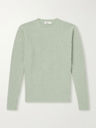 Altea - Wool and Cashmere-Blend Sweater - Green