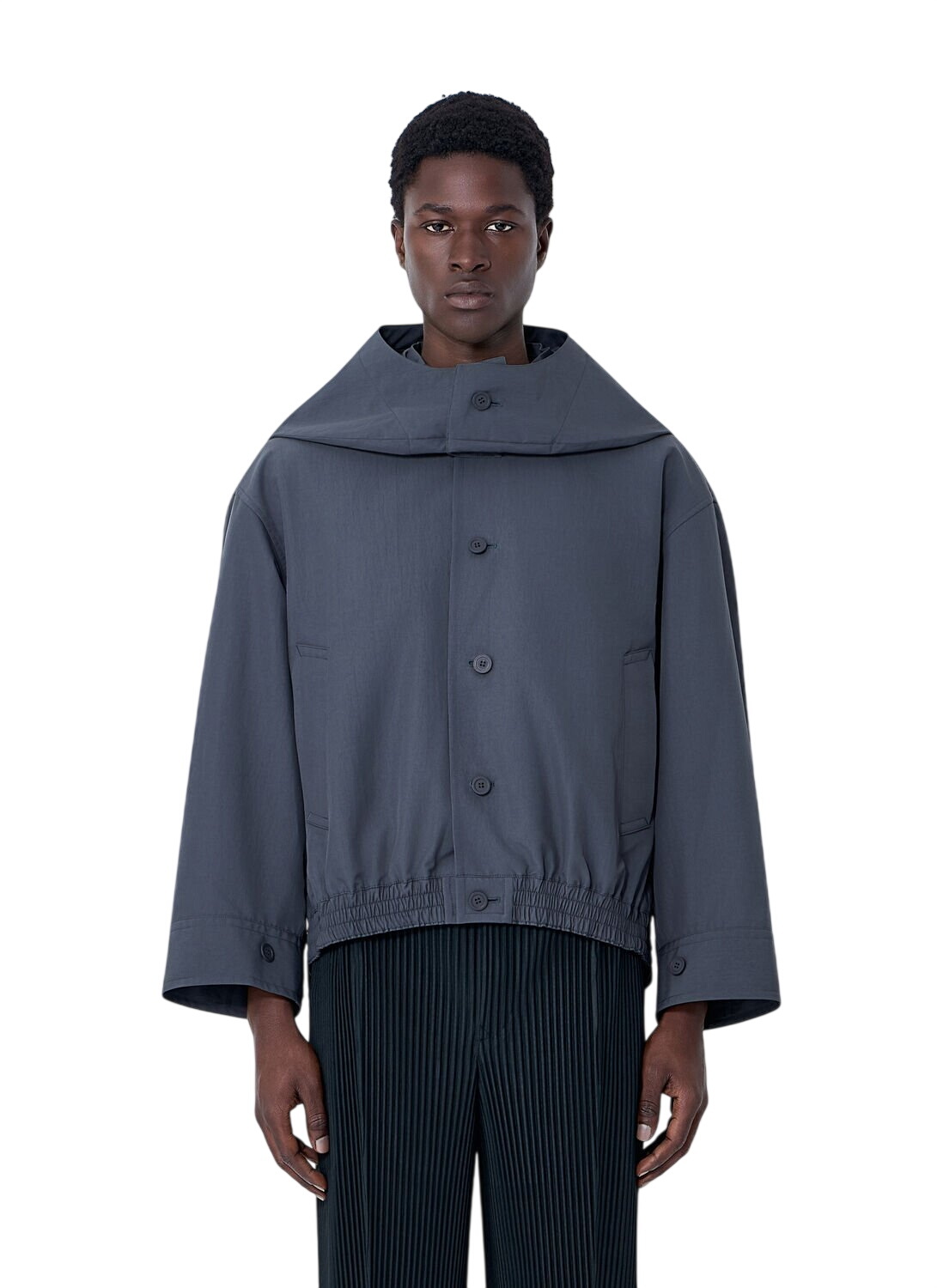HOMME PLISSÉ ISSEY MIYAKE Brown Kinetic Sculpture Jacket Homme