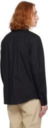 ZEGNA Black Pocket Long Sleeve Shirt