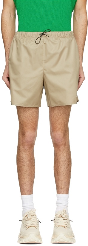 Photo: Wooyoungmi Beige Polyester Shorts