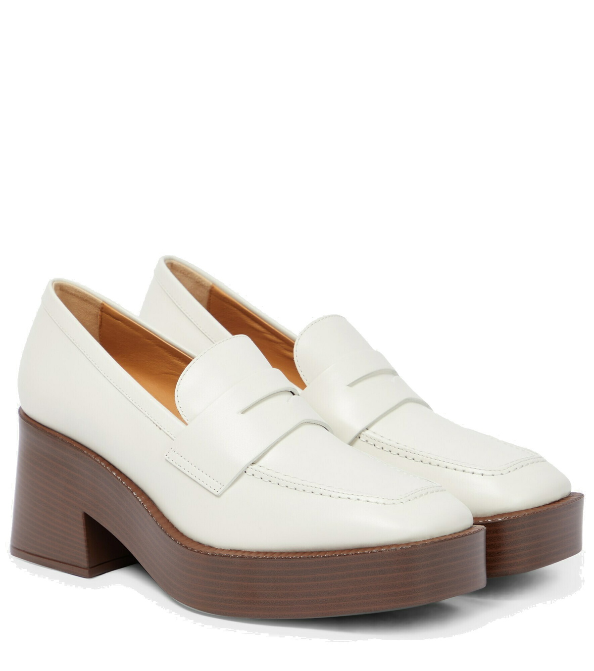 tod's platform loafers