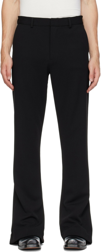 Photo: AARON ESH Black Puddle Trousers