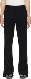 AARON ESH Black Puddle Trousers