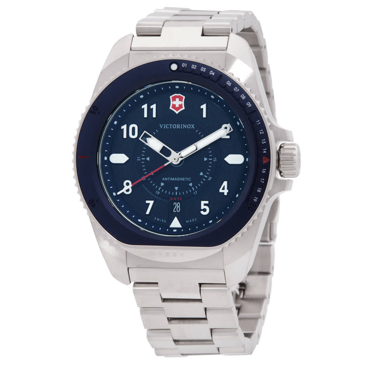 Victorinox Journey 1884 Quartz Blue Dial Mens Watch 241978