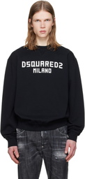 Dsquared2 Black 'Dsquared2 Milano' Cool Fit Sweatshirt