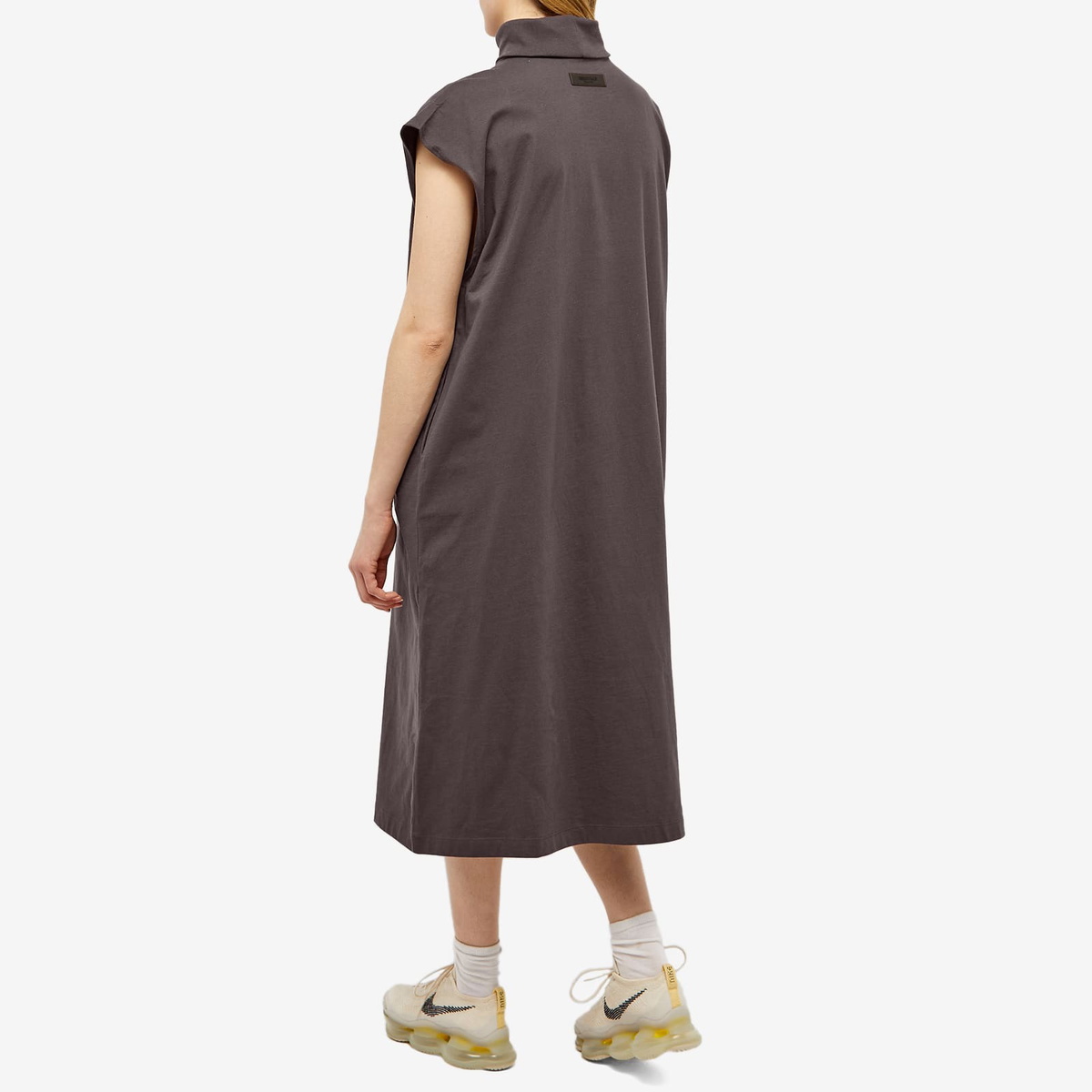 Fear of God ESSENTIALS Women's Sleeveless T-Shirt Dress in Plum Fear Of God  Essentials