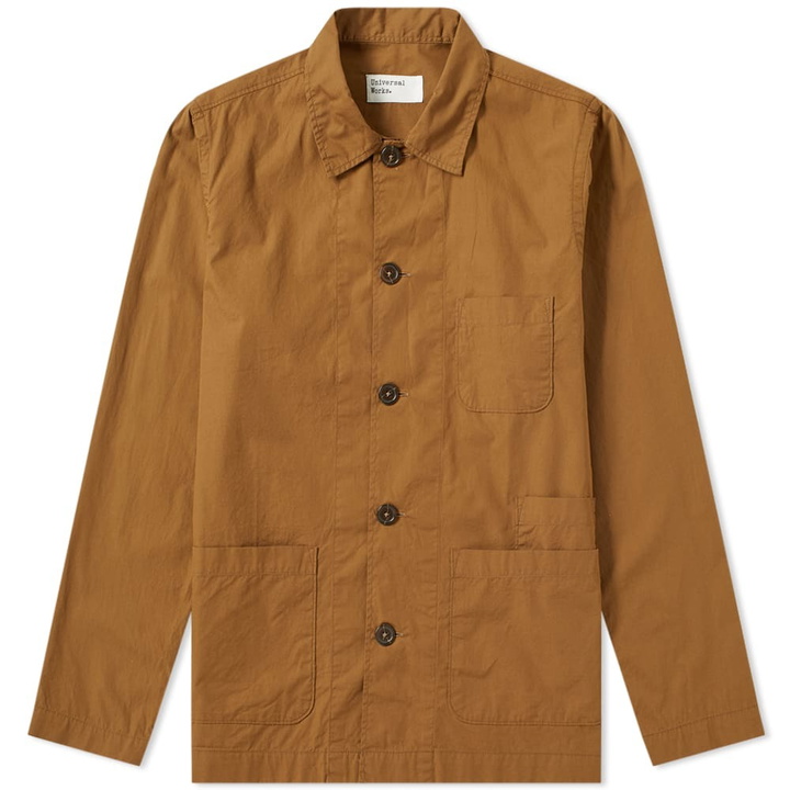 Photo: Universal Works Bakers Overshirt Khaki