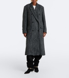 Marant Etoile Pilda herringbone double-breasted coat