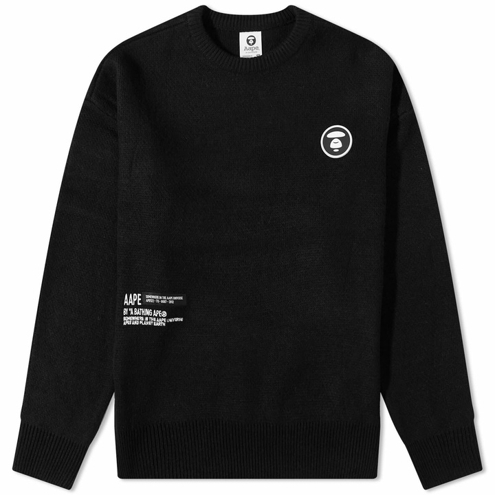 Photo: Men's AAPE Jacquard Knit in Black